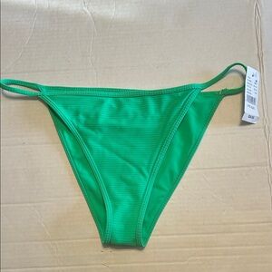 LA HEARTS PACSUN Large Emerald Bikini Bottom NWT Cheeky Strappy Jewel Tone